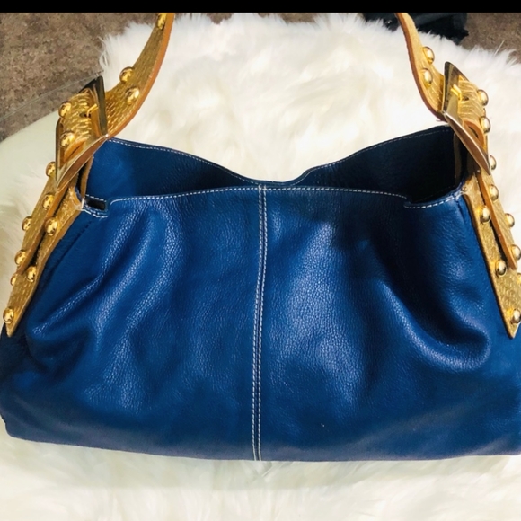 Pulicati Italia Royal Blue Leather Purse - Picture 6 of 6